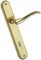 Maniglie per porte interne con placca oro 550