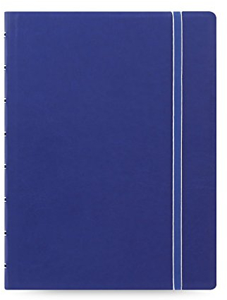 Blaues, nachfüllbares A5-Notizbuch von Filofax