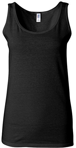 Gildan Womens 4.5 oz. Softstyle Junior Fit T-Shirt G640L -Black S