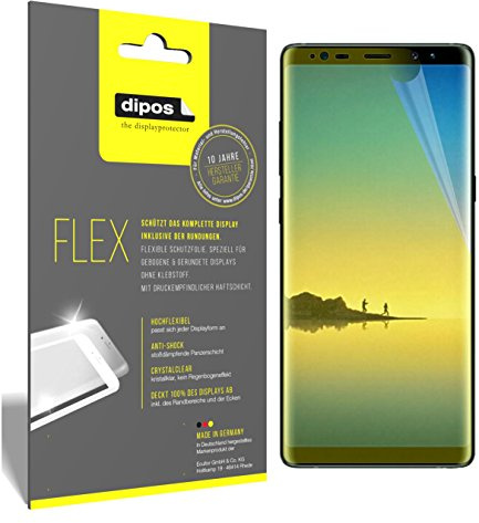 dipos I 3X Schutzfolie 100% kompatibel mit Samsung Galaxy Note 8 Folie (Vollständige Displayabdeckung) Displayschutzfolie
