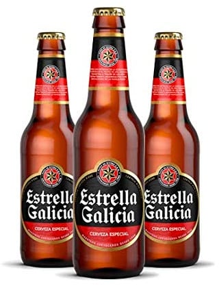 Estrella Galicia Especial Cerveza - Pack de 24 botellines x 250 ml - Total: 6 L
