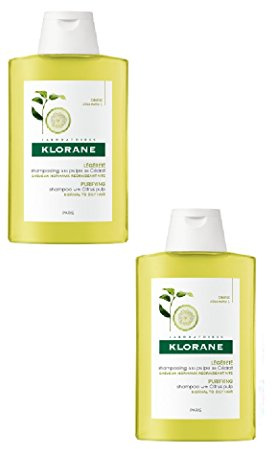 2 Klorane Shampoo mit Zedernfleisch, 400 ml, häufig verwendbar, leicht und vital