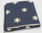 ClevereKids Baby Kuscheldecke Baumwolle Ökotex Standard 100 Einschlagdecke 90x110 cm (Big Star Blue Stone)