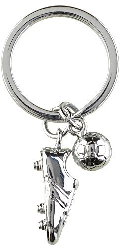 Porte-clés chaussure et ballon de foot - La Chaise Longue - Métal Chromé