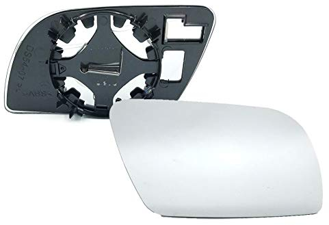 HZ-DESIGN Spiegelglas für Außenspiegel Glas Rechts konvex kompatibel mit VW Polo 9N 10/2001-04/2005