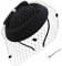 Umeepar Damen Bowknot Pillbox Fascinator Hut Hochzeit Tea Party Hüte mit Schleier Stirnband Clip (Schwarz)