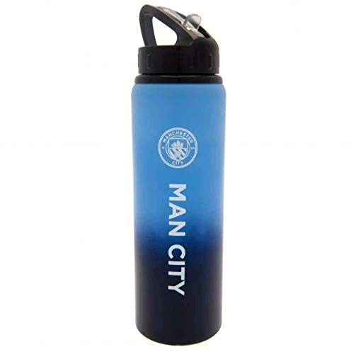 Manchester City F.C. City Man Fc Aluminium Sports Water Drinks Bottle Fade Design XL blue one size K-REY-MC06400