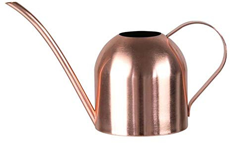 Cratone Gießkanne Klein Metall Edelstahl Garten Mini Gießkanne 500ml Mit Langen Hals Für Pflanzen Zimmerpflanze Patio Pflanzen Hängepflanzen Und Outdoor Gärten Roségold
