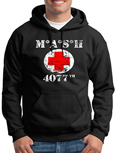 TShirt-People MASH 4077 Kapuzenpullover Herren XXXL Black