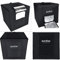 Godox LST60 Mini LED Fotostudio Zelt 60 x 60 x 60 cm mit 3 stücke LED Licht Bord Power 60 Watt 15000~19000 Lumen für Fotografie (LST60)