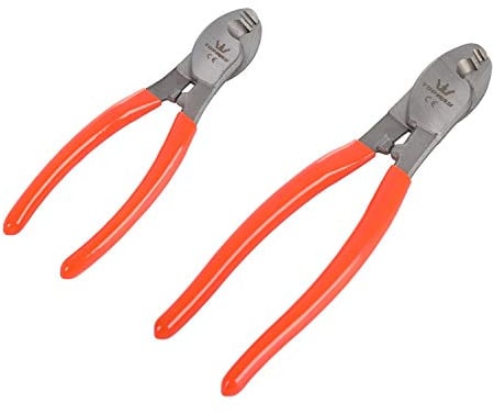 TOPWAY Cable Cutter Wire Stripper 150mm (6) + 210mm (8), Heavy Duty Cutting Plier for Aluminum Copper Wires 417317