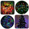 Luces de Navidad para Decoración de Fiestas, Bodas e Interior - Iluminación para Árbol de Navidad con Cable Verde (Multicolor) (7M-140MICRO)