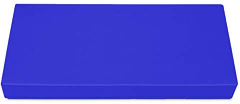 SuperKissen24. Hundebett Hundekissen Hundematratze Tierbett für Hunde - Wasserdicht, Waschbar - 80x40 cm - Blau