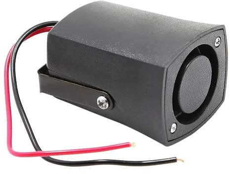 Universal Rückfahr Signal Warner Warnton Warnsignal Beeper Piepser 105db Umkehr Alarm Backup Horn Beeper Schwarz