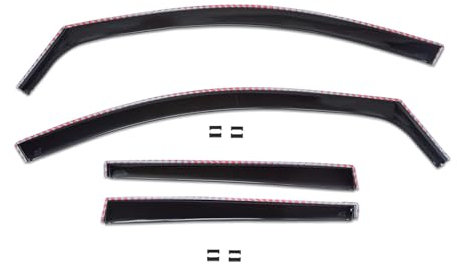 SCOUTT | GP Windabweiser Regenabweiser Passend Für Sandero/Stepway 2012-2020, Schwarz, Getönt, Set 4-Teilig, Aerodynamisch