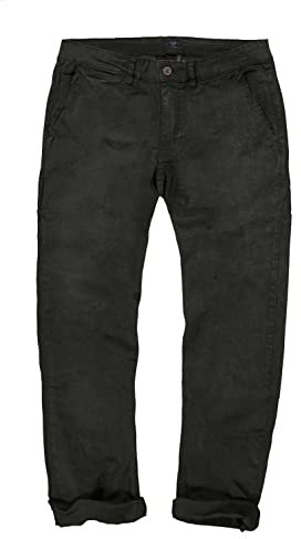 JP 1880 Herren große Größen Übergrößen Menswear L-8XL JP1880 Chino Hose, Bauchfit, Regular Fit, bis Gr. 70/35 dunkel Oliv 66 748444120-66