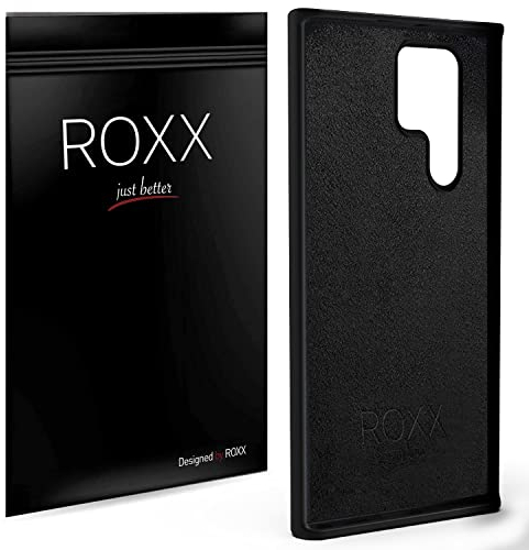 Roxx Hard Case Silikon Hülle | Kompatibel mit Samsung Galaxy S22 Ultra | Wie das Original nur Besser | Testsieger