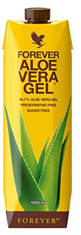 Forever Living Products Aloe Vera Gel, 1000 ml, 99,7% Aloe Vera-Gel aus den inneren Blättern, ohne Konservierungsstoffe und Zucker, glutenfrei, vegan