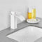 Robinet Salle Bain pour Lavabo Robinet Cascade Blanc Mitigeur Salle de Bain Robinet Vasque Monotrou