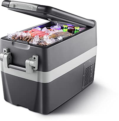 DieffematicBX Mini Fridge Camping Portable Picnic Outdoor Compressor Auto Refrigerator Deep Freezer Cooler Box Mini Fridge Travel