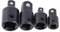 Juego de 4 adaptadores de enchufe para destornillador 1/2, 3/8, 1/4 - Adaptadores de llave de vaso