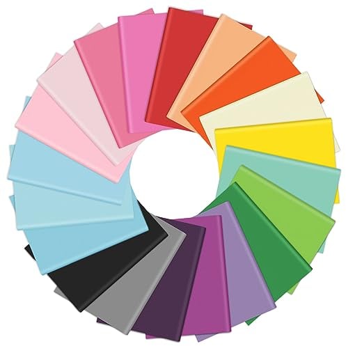 Bouiexye 60 Sheets 20 Multicolor Tissue Paper Rainbow Tissue Paper Bulk Gift Wrapping for DIY Art Craft Floral Birthday Party Festival