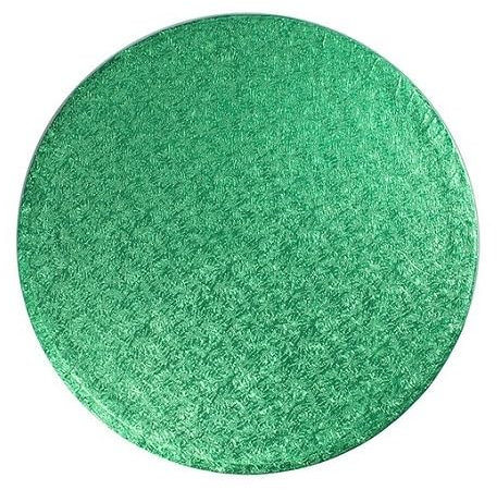 BrandNewCake® Cake Drum Grün - Rund Ø20cm - 13mm Dick - Robuste Tortenunterlage