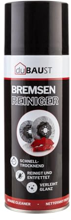 dubaust BMR24 Bremsenreiniger Teilereiniger Entfetter Aerosol Spraydose Schnelltrocknend 400ml Dose