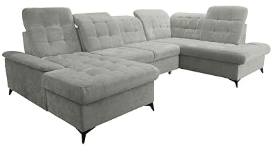 Robin Inspire NEO U Ecksofa Schlafsofa Grau Rechts