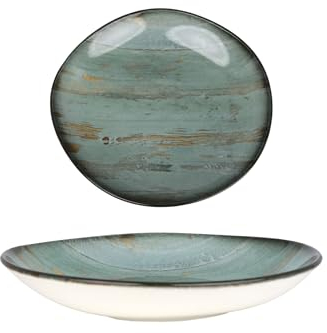 Bonna Platos hondos - Madera - Porcelana - 26 cm (1000cc) - juego de 6