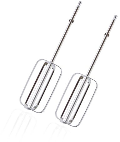 Abvsdu Hand Mixer Attachments, 2 Pcs Stainless Steel Beaters for Hamilton Beach 62682RZ, 62692, 62695V, 64699
