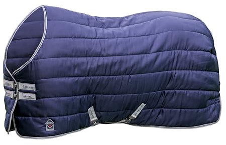 LeMieux Arika Stable-Tek Decke, 100 g, Ripstop-Außenmaterial, atmungsaktiv und schmutzabweisend, Marineblau, 198,1 cm