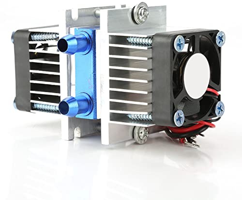 WPKD BLUEIY Thermoelektrisches Halbleiter Kühlgerät Zum Selbermachen, Kühlkörper Leitungsmodul Kühlschrank Peltier Kühlwasserkühlsystem für Kühlgeräte (120W)