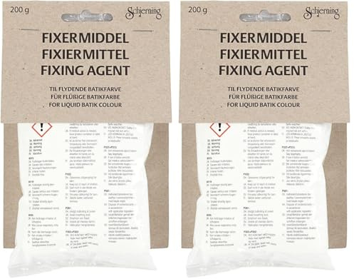 Fixiermittel für Batikfarbe, 200 g (Packung mit 2)