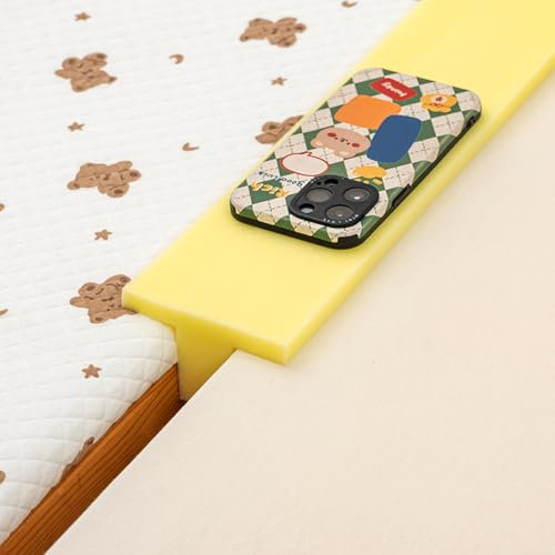 T-förmiger Schaumstoff mit hoher Dichte zum Füllen von 2–5 cm Lücken zwischen Matratze und Bett/Matratze/Wand, 200 cm langes Kopfteilkissen, rechteckiger Bettlückenfüller (4 cm Lücke)