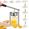 Exprimidor manual – 30 x 24,8 x 13 cm, exprimidor de cítricos para naranja, exprimidor de limón, exprimidor de cítricos, prensa de mano para uso comercial, extractor de hierba de trigo y naranja para