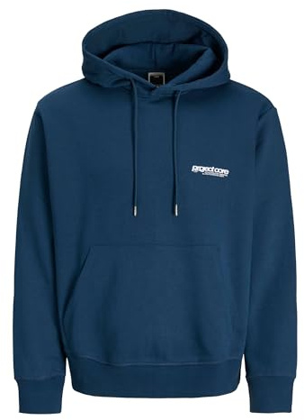 JACK & JONES Male Kapuzenpullover Rückenprint Kapuzenpullover