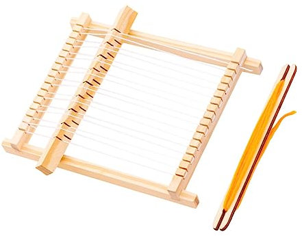 HAPINARY 1satz DIY Webrahmen Für Junge Mädchen Stricken Und Basteln Mit Zufälligen Wollfarben Lernspielzeug Für Mädchen Und Jungen Entwickelt Geduld Und Handwerkliche Fähigkeiten