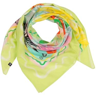 FRAAS Halstuch Damen mit Urlaubsmotiven - 103 x 103 cm - in Seidenmischung - leichter Schal für den Sommer
