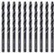 DelitonGude 3.2mm HSS M35 Cobalt Twist Drill Bit for Hardened Steel, High Speed Steel, Set of 10,Suitable for Steel,Stinless Steels, Cast Iron and Other Metals(UK-3.2mm)