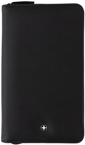 Swiss Peak Heritage RFID Recycled Travel Wallet (One Size) (Black)