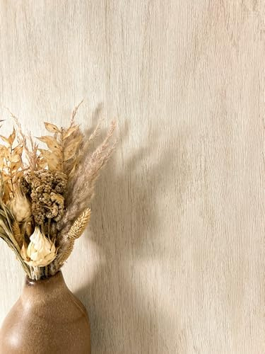 Newroom Vliestapete Beige Holzoptik Tapete Wohnzimmer Schlafzimmer | Helle sandfarbene Töne, feine Holzmaserung, leinenartige Streifenstruktur, Skandinavischer Stil, Mustertapete, für Küche