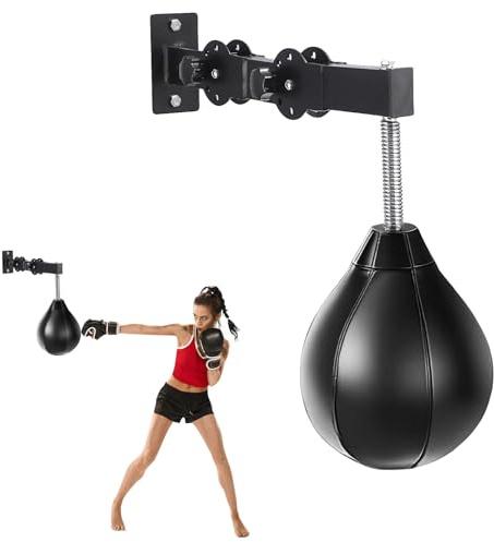 CAIEJSAEN Boxsack Hängend Boxbirne für Speed Training Boxball mit Aufhängung Punching Bag Boxsack Hängend Trainingsgerät für Reflexe for Home Gym Training Stressabbau Etc.