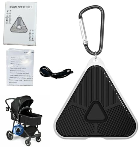 Ultrasonic Tick Repeller Noise-free Rechargeable