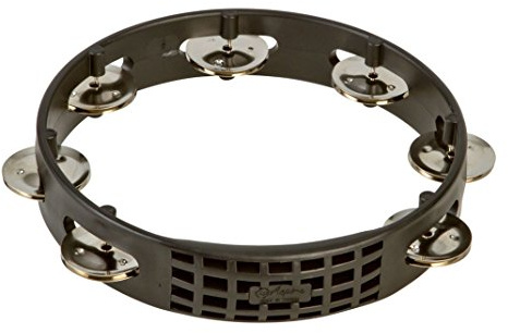 Latin Percussion LPA180 8 Inch Tambourine Black