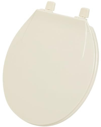 Do It Best Global Sourcing - Toilet Seats 445405 Home Impressions Round Plastic Toilet Seat, Brown