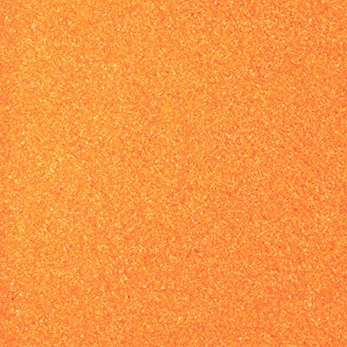 Dekosand / Farbsand (0,1 - 0,5 mm), 1 kg, orange