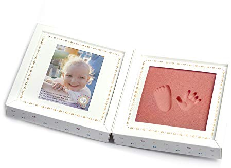 BABYFOOTPRINT KIT · BABY ABDRUCK SET · mit orthopädischem Trittschaum (kein Gips) · einfach, trocken und sicher · von Baby's 1st Step