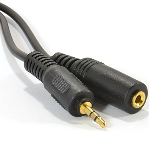 kenable 2,5 mm Stereo Klinkenstecker Stecker Zum 2,5 mm Klinkenstecker Buchse Verlängerung Kabel 3 m [3 Meter/3m]