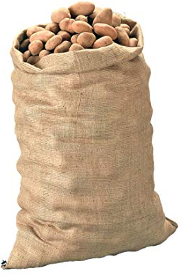 bambus-discount.com Jute-Sack Natur 60cm x 100cm - Jutebeutel Pflanzenschutz Winter
